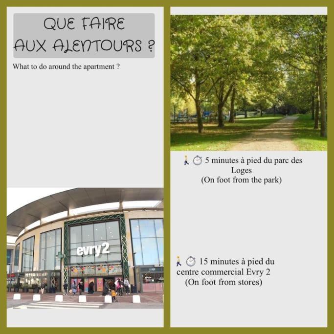 New Avec Balcon A Evry - Proche Paris - Rer 5 Min - Wifi *